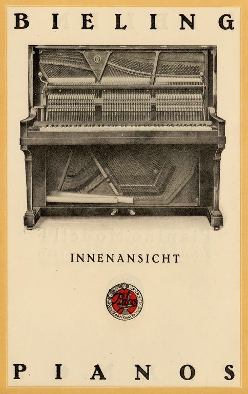 Bieling Pianos - Katalog von 1928 Seite 11 von 14 Bieling Pianos - Katalog von 1928 Seite 11 von 14