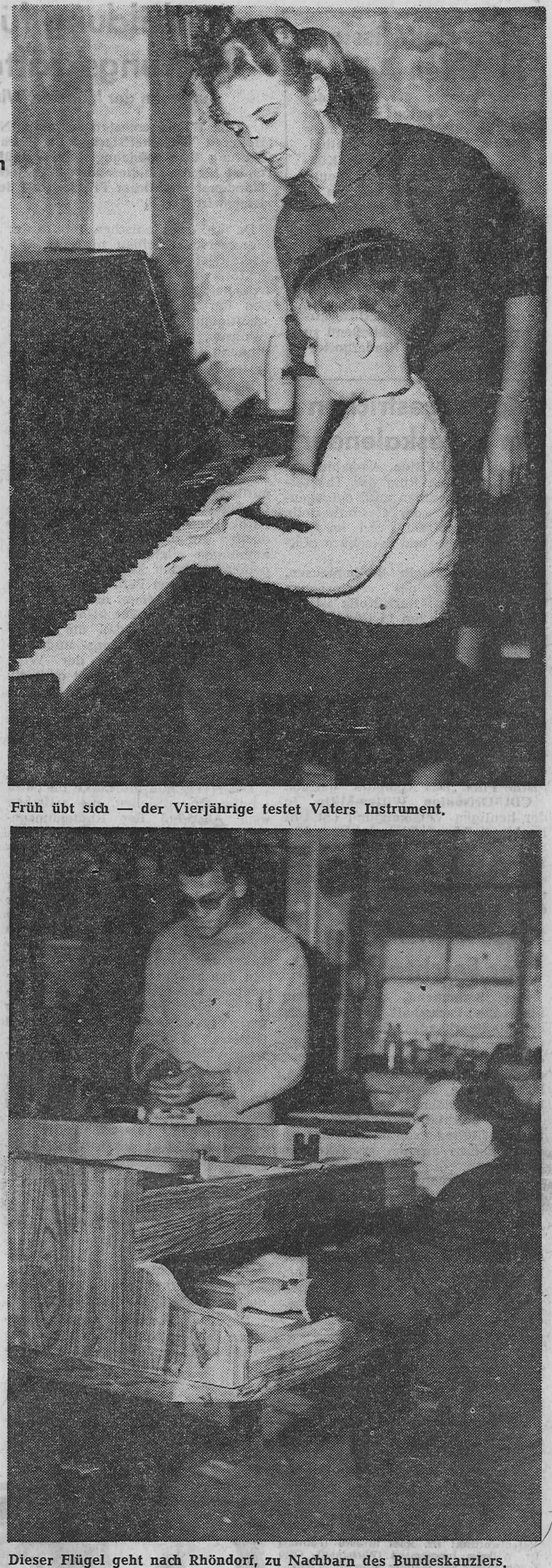 In fünfter Auflage wurde das Kleinklavier ein Clou In fünfter Auflage wurde das Kleinklavier ein Clou